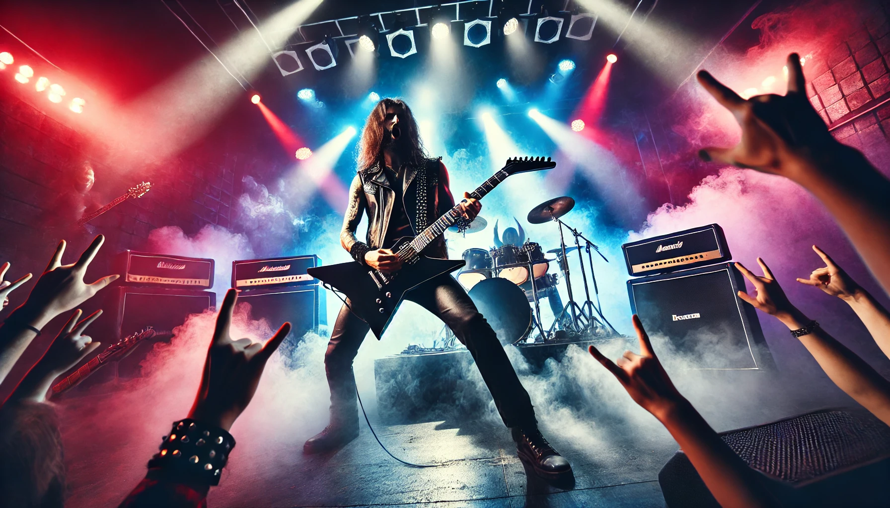 Netzwerk Rockmusik (Bild KI-generiert)