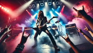 Netzwerk Rockmusik (Bild KI-generiert)