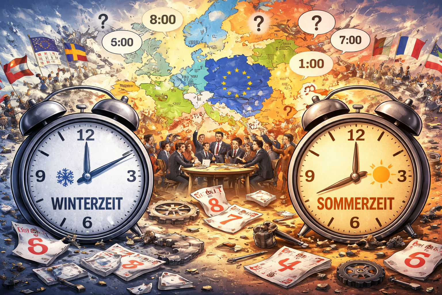 Zeitumstellung in der EU